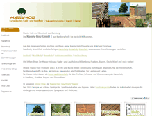 Tablet Screenshot of massiv-holz.de